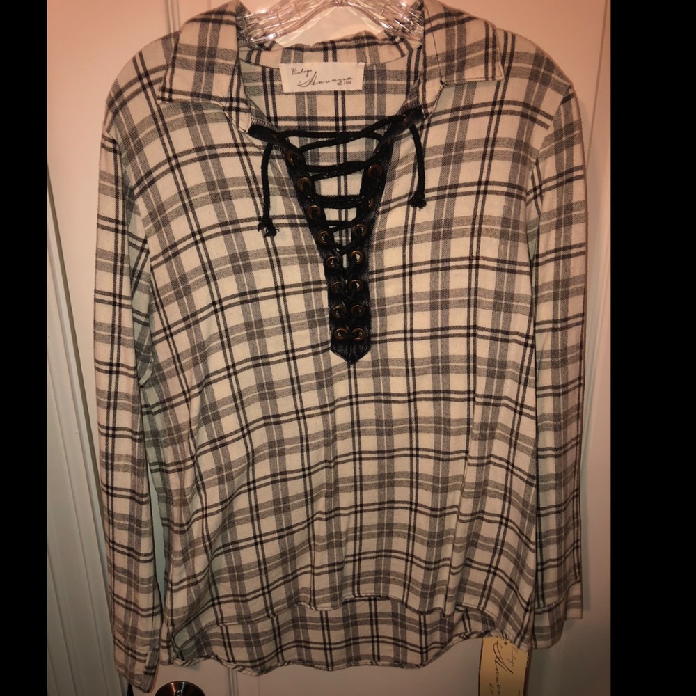 Flannel tie up
